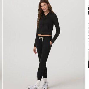 Vuori Black Track Joggers with Contrast Drawstring